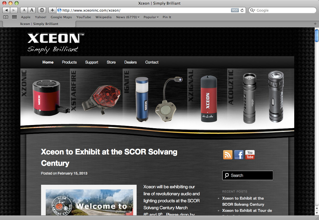 PIxelCraft Develops Xceon Website – PixelCraft